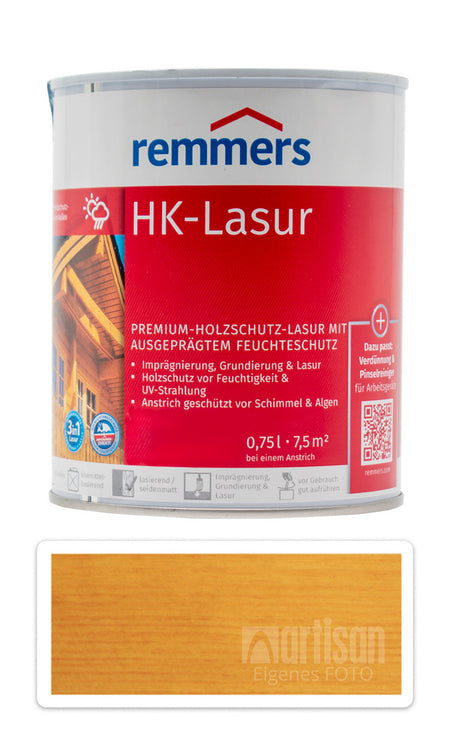 Remmers HK-Lasur Holzlasur außen dächer pergolen fassaden holz Eiche Hell