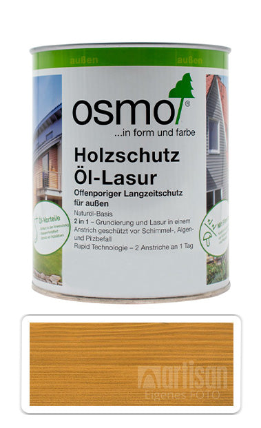 Osmo Holzschutz Öl-Lasur Eco Produkt Holzfarbe außen Garten Holz Öl Eiche Hell