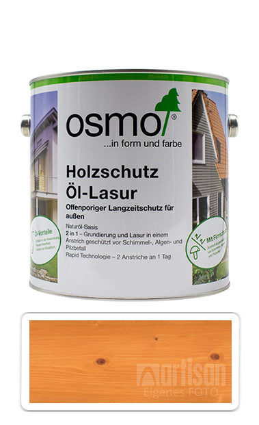 Osmo Holzschutz Öl-Lasur Eco Produkt Holzfarbe außen Garten Holz Öl Zeder