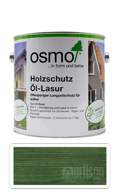 Osmo Holzschutz Öl-Lasur Eco Produkt Holzfarbe außen Garten Holz Öl Tannengrün