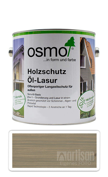 Osmo Holzschutz Öl-Lasur Eco Produkt Holzfarbe außen Garten Holz Öl Basaltgrau