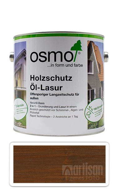 Osmo Holzschutz Öl-Lasur Eco Produkt Holzfarbe außen Garten Holz Öl Teak