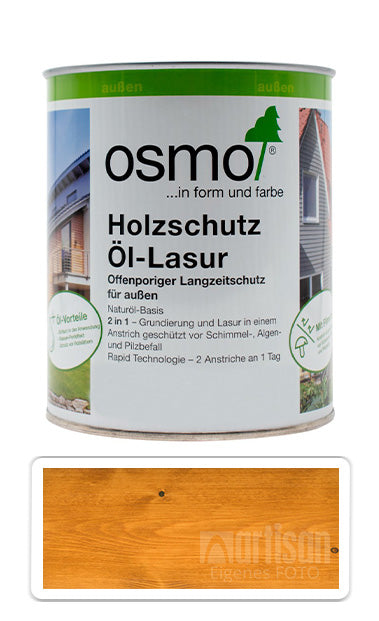 Osmo Holzschutz Öl-Lasur Eco Produkt Holzfarbe außen Garten Holz Öl Oregon Keifer