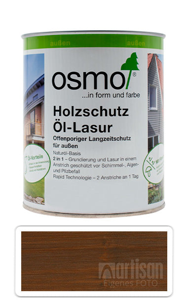 Osmo Holzschutz Öl-Lasur Eco Produkt Holzfarbe außen Garten Holz Öl Teak