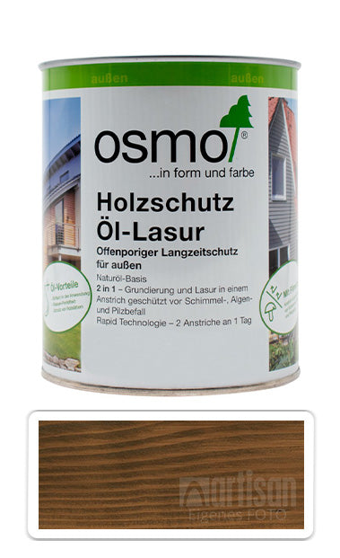 Osmo Holzschutz Öl-Lasur Eco Produkt Holzfarbe außen Garten Holz Öl Patina