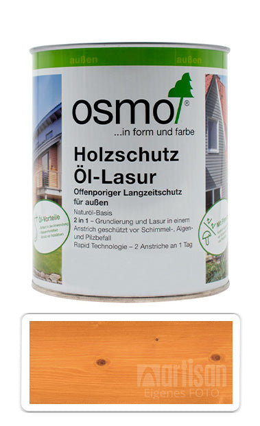 Osmo Holzschutz Öl-Lasur Eco Produkt Holzfarbe außen Garten Holz Öl Zeder