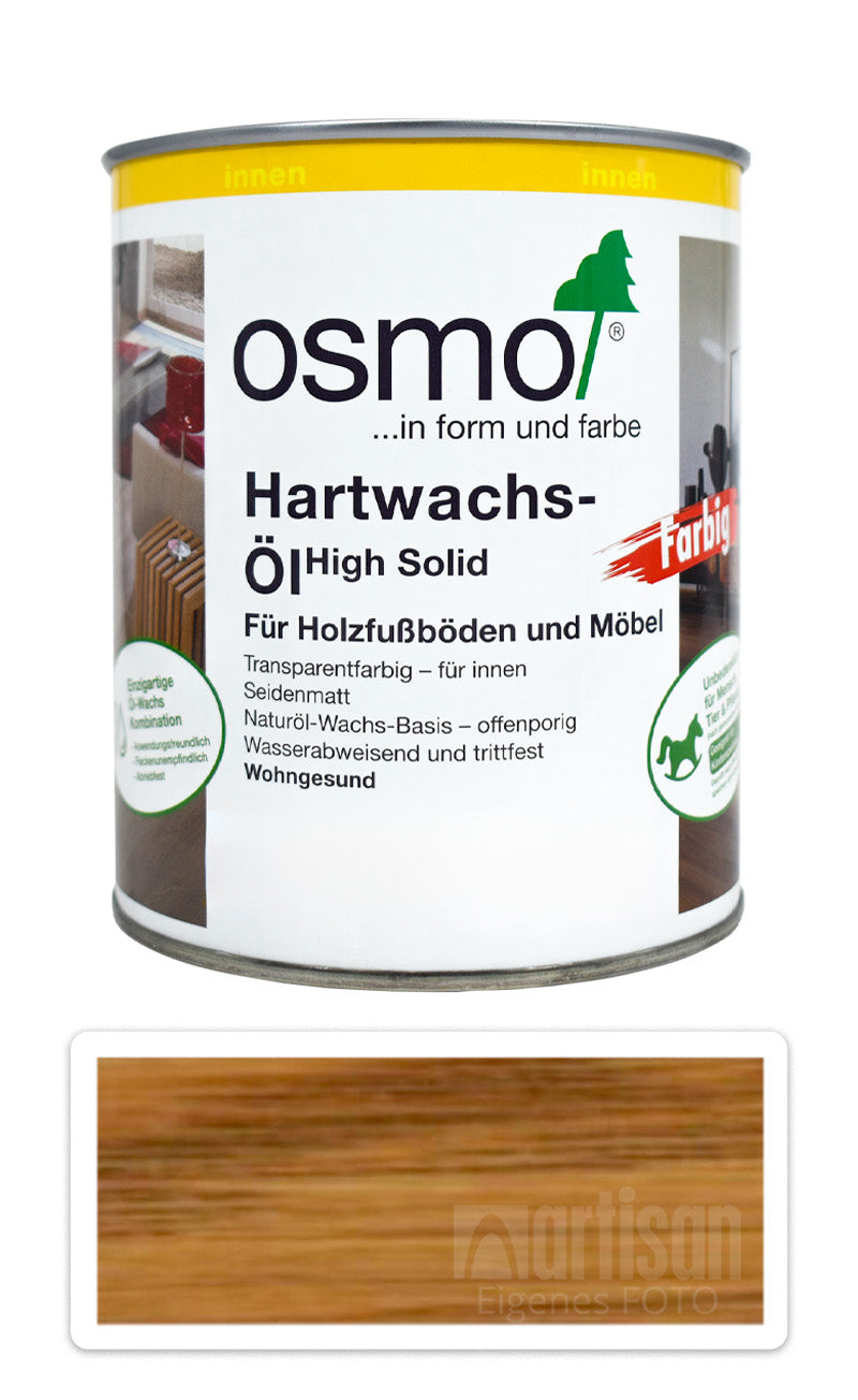 OSMO Hartwachs-Öl Farbig für Innenräume 0,75 l Bernstein 3072