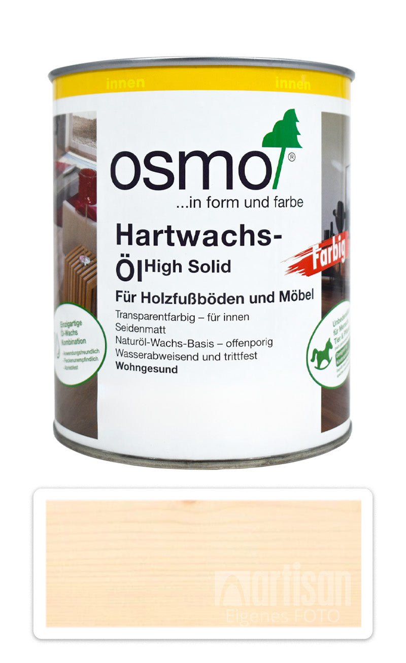 OSMO Hartwachs-Öl Farbig für Innenräume 0,75 l Natur 3041