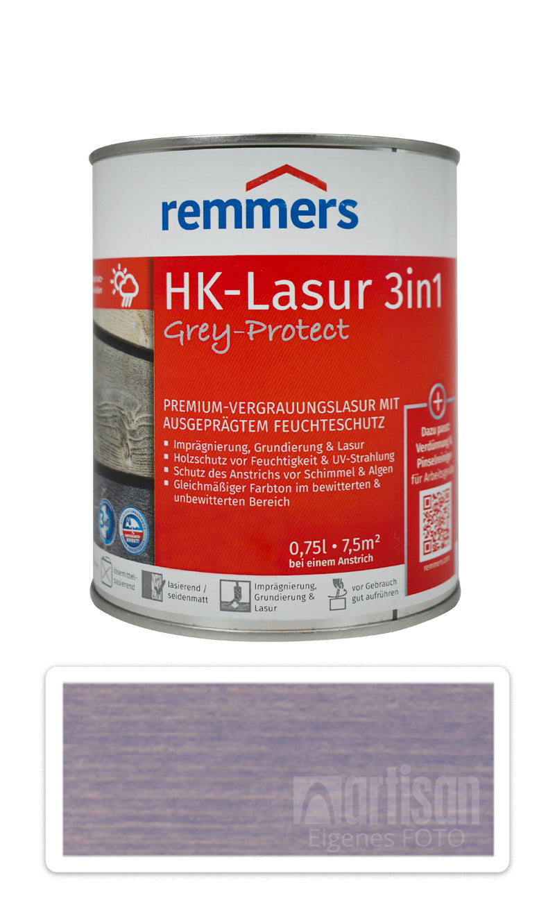 Remmers HK-Lasur 3in1 Grey-Protect Holzlasur außen pergolen dächer Wassergrau