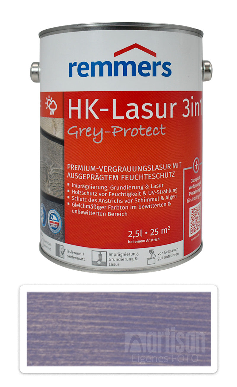 Remmers HK-Lasur 3in1 Grey-Protect Holzlasur außen pergolen dächer Anthrazitgrau