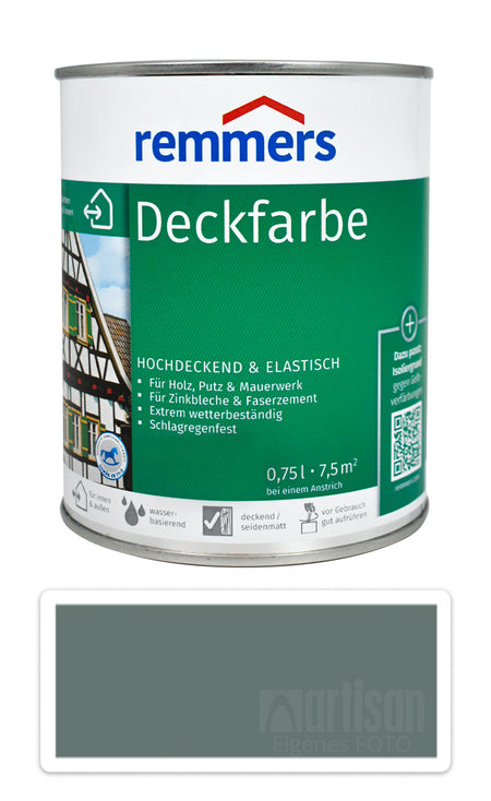 Remmers DF Deckfarbe dächer holz fassaden Holzfarbe außen UV-beständige Dunkelgrau