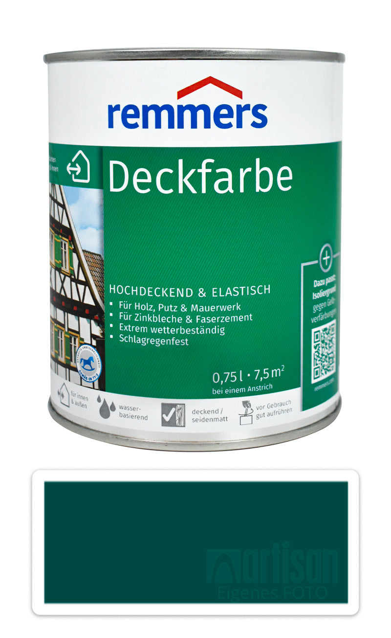Remmers DF Deckfarbe dächer holz fassaden Holzfarbe außen UV-beständige Flashengrün