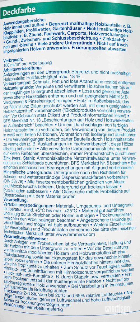 remmers deckfarbe weiß