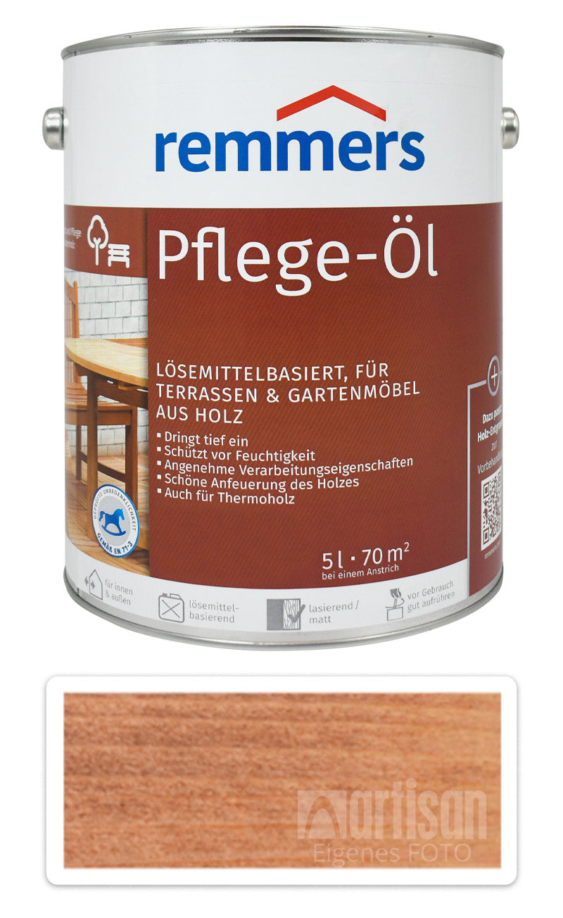 Remmers Pflege-Öl Öl Holzfarbe außen mobël gartemöbel Nussbaum