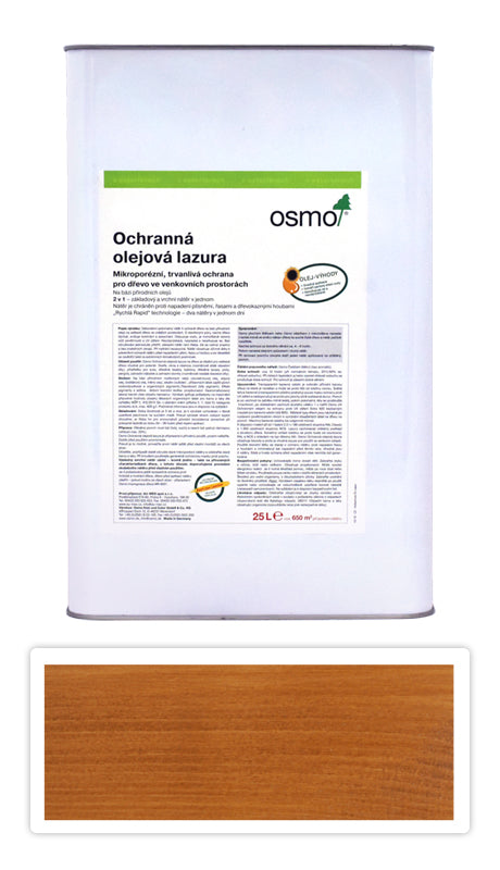 Osmo Holzschutz Öl-Lasur Eco Produkt Holzfarbe außen Garten Holz Öl Eiche