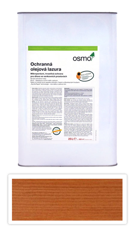 Osmo Holzschutz Öl-Lasur Eco Produkt Holzfarbe außen Garten Holz Öl Zeder