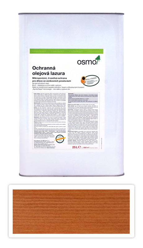 Osmo Holzschutz Öl-Lasur Eco Produkt Holzfarbe außen Garten Holz Öl Zeder