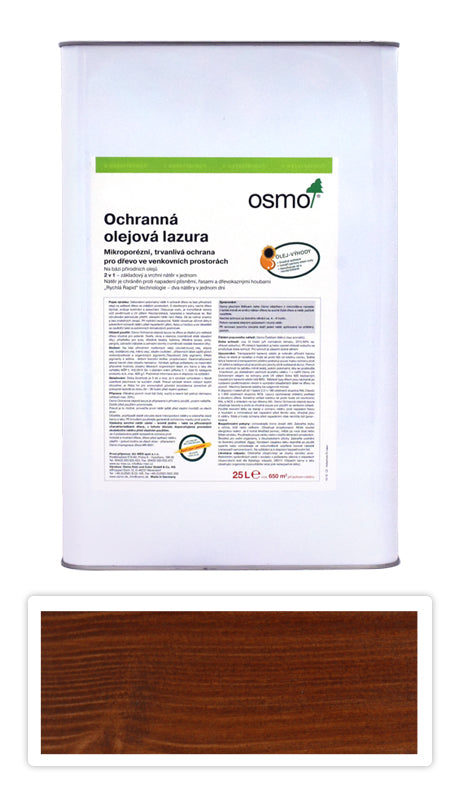 Osmo Holzschutz Öl-Lasur Eco Produkt Holzfarbe außen Garten Holz Öl Teak