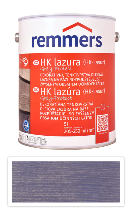 Remmers HK-Lasur 3in1 Grey-Protect Holzlasur außen pergolen dächer Anthrazitgrau
