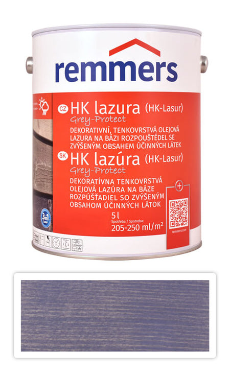 Remmers HK-Lasur 3in1 Grey-Protect Holzlasur außen pergolen dächer Anthrazitgrau