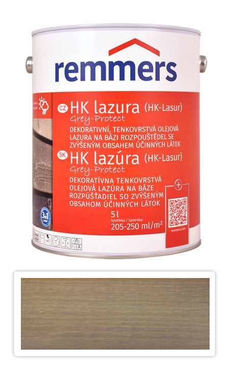 Remmers HK-Lasur 3in1 Grey-Protect Holzlasur außen pergolen dächer Silbergrau