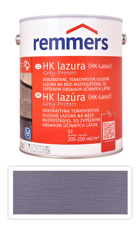 Remmers HK-Lasur 3in1 Grey-Protect Holzlasur außen pergolen dächer Graphitgrau