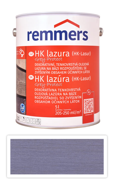 Remmers HK-Lasur 3in1 Grey-Protect Holzlasur außen pergolen dächer Platingrau