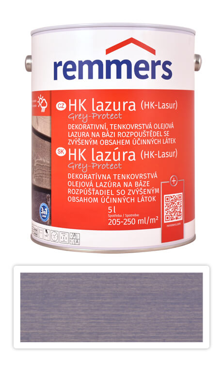 Remmers HK-Lasur 3in1 Grey-Protect Holzlasur außen pergolen dächer Wassergrau