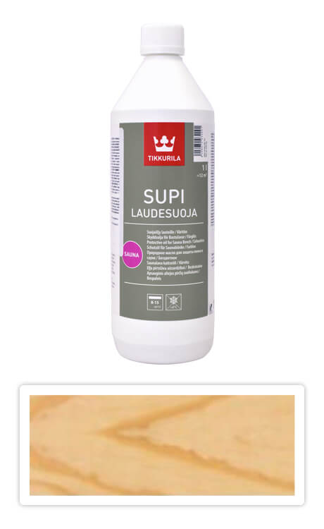 TIKKURILA Supi Bench Protection - Pflegeöl für Saunabänke 1 l Farblos